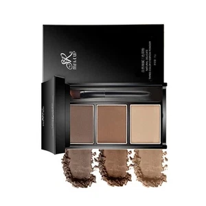 Eyebrow powder three-color eyebrow palette 2#Brown, light brown, skin tone  - Picture 1 of 6