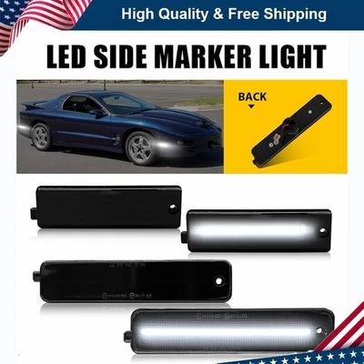 4x Luces LED delanteras ahumadas para Pontiac Firebird 1998 1999 2000-2002 Foto 1 de 4