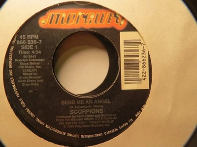SCORPIONS  " SEND ME AN ANGEL "  7"  45 rpm  RECORD  EX Foto 1 de 2