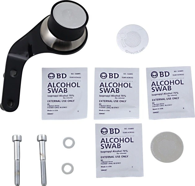 Montaje de dispositivo de manillar Klock Werks iOmount LH negro para Honda Goldwing Foto 1 de 1