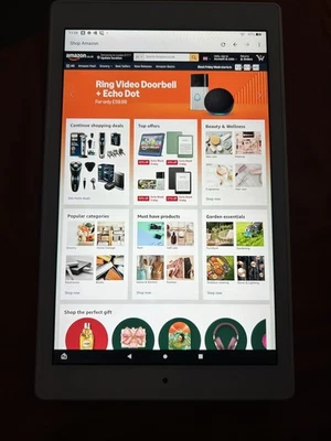 Amazon Fire HD 10 (9th Generation)  White full working order  - Image 1 of 4