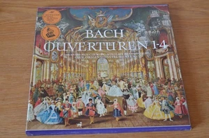 Bach Concentus Musicus Nikolaus Harnoncourt ‎Ouvertüren 1-4 2LP box Telefunken - Picture 1 of 6