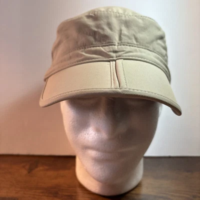 SunDay Afternoons Packable Army Hat Cadet Cap Beige Vented Nylon Adjustable - Image 1 of 3