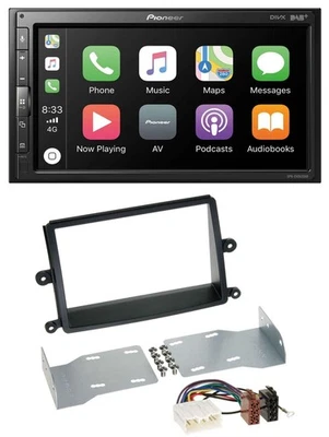Pioneer USB MP3 DAB 2DIN Bluetooth Autoradio für Mitsubishi L200 (06-15) - Bild 1 von 4
