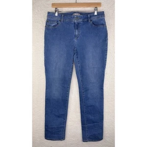 Chicos Jeans Damen 10 Regular Blau Denim Gerades Bein Komfort Stretch Mid Rise - Bild 1 von 9