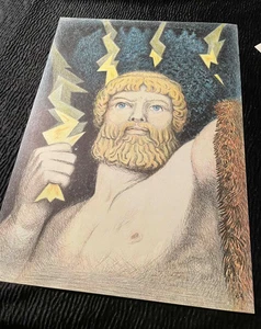 D'AULAIRE Illustrationen Griechische Mythen 1962 Zeus Griechischer Gott Kunstwerk NUR Buch - Bild 1 von 2