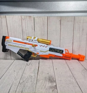 NO MAGAZINE Nerf Ultra Pharaoh Premium Gold Blaster - Bolt Action Rifle Dart Gun - Picture 1 of 6