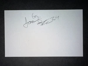 Jonathan Stiever, WHITE SOX (2020 Debut) SIGNED 3x5 Index Card (HS) - Picture 1 of 1
