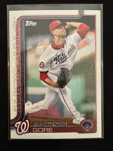 2025 Topps Series One Canvas MacKenzie Gore Washington Nationals  /50 - Picture 1 of 2