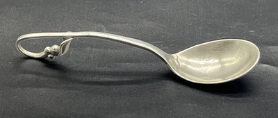 Danish Style Sterling Silver Spoon Unbranded Jensen Type Vintage - Image 1 of 4