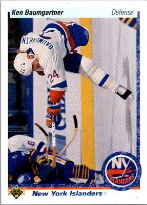 1990-91 Upper Deck French #439 Ken Baumgartner - Image 1 of 2