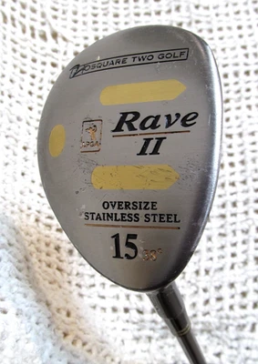 Square Two LPGA RAVE II Oversize 38*Deg 15 Wood 38" RH ~ Ladies Graphite Shaft - Image 1 of 4