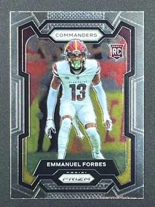 EMMANUEL FORBES RC 2023 Panini Prizm #399 Washington Commanders - Foto 1 di 2