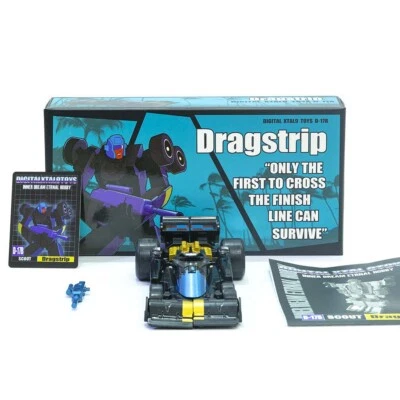 New DX9 toys D17B Dragstrip G2 Black Version Digital Xtal9 figure Toy in stock - Image 1 of 4