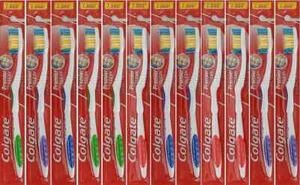 Colgate Premier Clean Bi-level Bristles Toothbrush, Firm, 12-pieces *NEW* - Picture 1 of 1