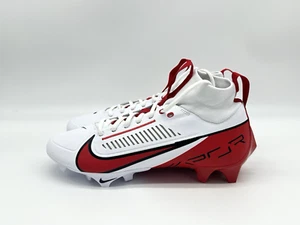 Nike Vapor Edge Speed 360 2 Men's Size 11 Red White Football Cleats FQ4044-105 - Picture 1 of 10