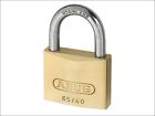ABUS Mechanical - 65IB/40 40mm Brass Padlock Stainless Steel Shackle Carded
