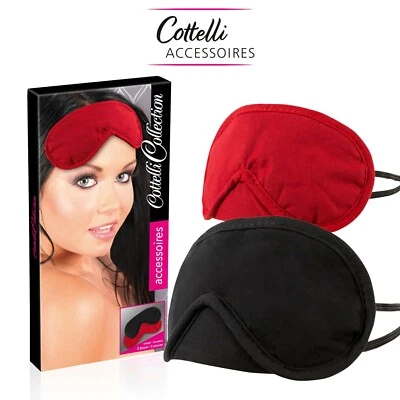 Cottelli Collection 2 Mascherine occhi per dormire COPPIA bondage BLINDFOLDS SET