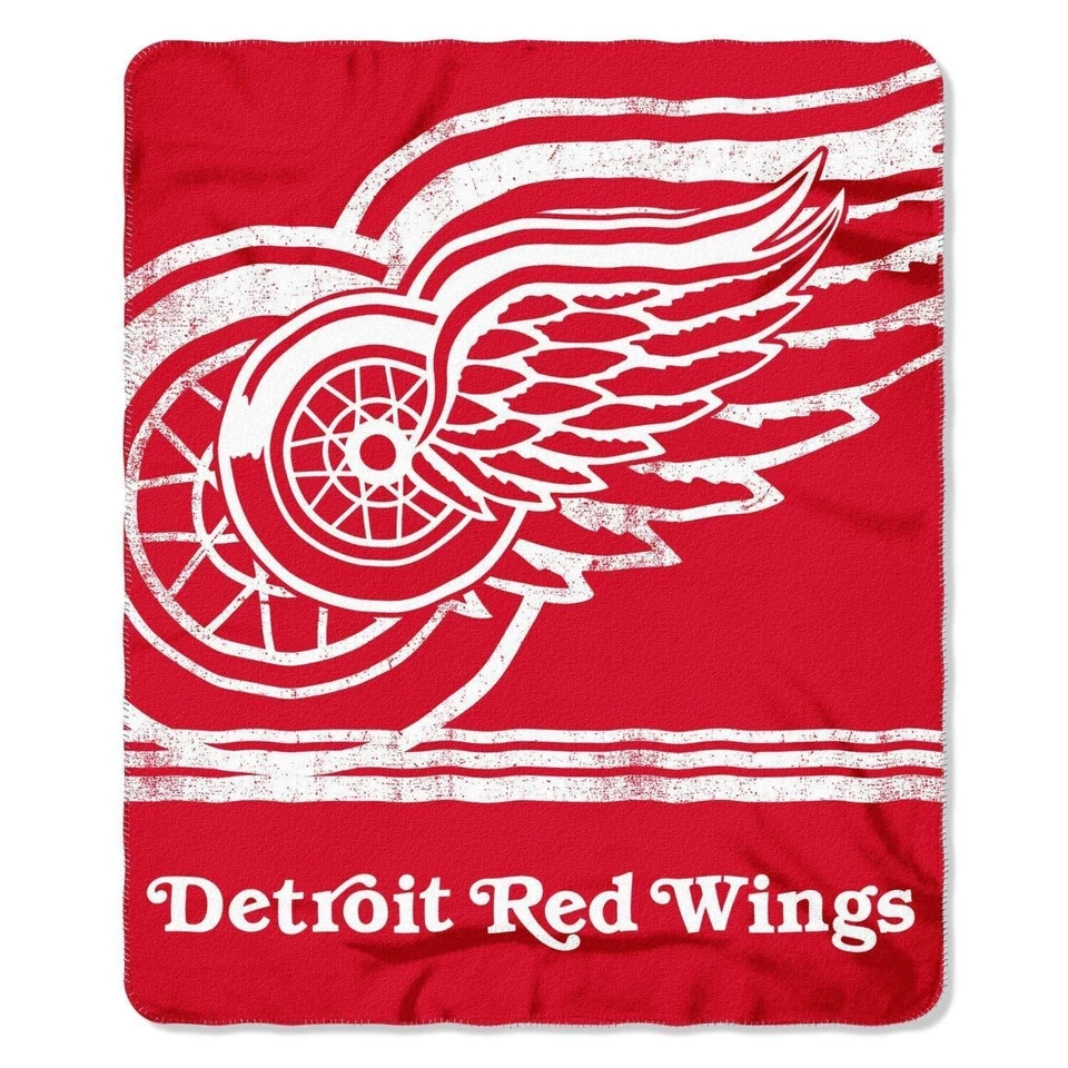 Cobertor de lã Detroit Red Wings 50" x 60" desbotado da Northwest - Imagem 1 de 1