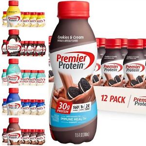 Premier Protein Shake Vitamins Nutrients Minerals Variety 11.5 fl oz (12 Pack)
