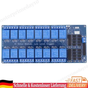16-Kanal-Low-Level-Trigger-Relaismodul 5 V, praktisch für Arduino Raspberry Pi - Bild 1 von 12