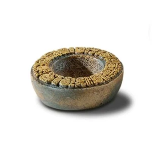 Exo Terra Aztec Food Water Dish Bowl Feeding Decoration Reptile Viv Gecko Small - Picture 1 of 1