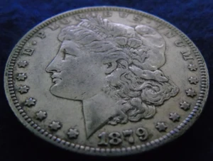 1879-P 1879P 1879 P 90% Silver Morgan Dollar US Mint Coin $1 Round XF EF? - Picture 1 of 6