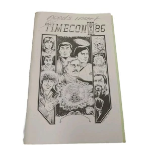 TimeCon Fiction Convention Program 1986 - Picture 1 of 7