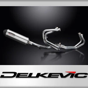 Honda VFR800 Interceptor 1998-01 Full Exhaust 4-1 13.5" X-Oval Stainless Muffler - Picture 1 of 5