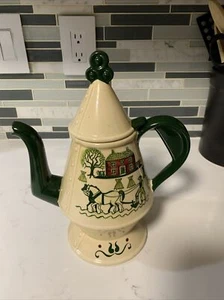 Vintage Metlox Poppytrail Homestead Provincial Coffee/Tea Pot Plus Lid - Picture 1 of 9