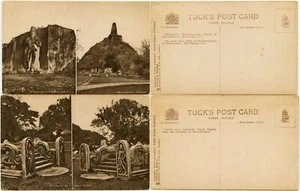 CEYLON TUCKS 1924 EXPOSICIÓN IMPERIO BRITÁNICO WEMBLEY...PARAKRAMA + TEMPLO 2 cartas - Imagen 1 de 3