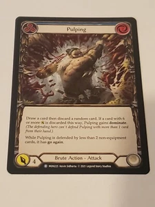 Pulping (blau) Rare Monarch 1st Edition NM Flesh And Blood tcg - Bild 1 von 2