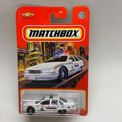 Matchbox Chevy Caprice Classic  Royal Canadian Mounted Police  RCMP 2021 Metal - Image 1 of 4