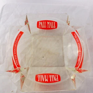 Cendrier Ashtray publicitaire - PALL MALL KING SIZE AMERICAN CIGARETTES 20.5 cm - Picture 1 of 4
