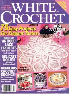 White Crochet Vintage 1995 Magazine - Picture 1 of 3