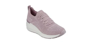 Skechers Women's Street Billion Woven Walk Knit Slip On Wedge Casual Sneaker-8.5 - Picture 1 of 5
