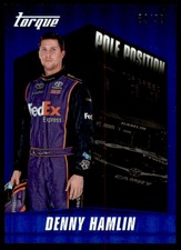 2016 Panini Torque Pole Position Blue #6 Denny Hamlin /99