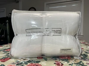 New King Pillow Set Of 2 Microfiber Gusset Oakias Grey - Picture 1 of 3