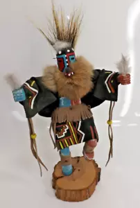Muñeca nativa Kachina Hototo - firmada por la artista Vera Hudson - 12" de alto - Imagen 1 de 16