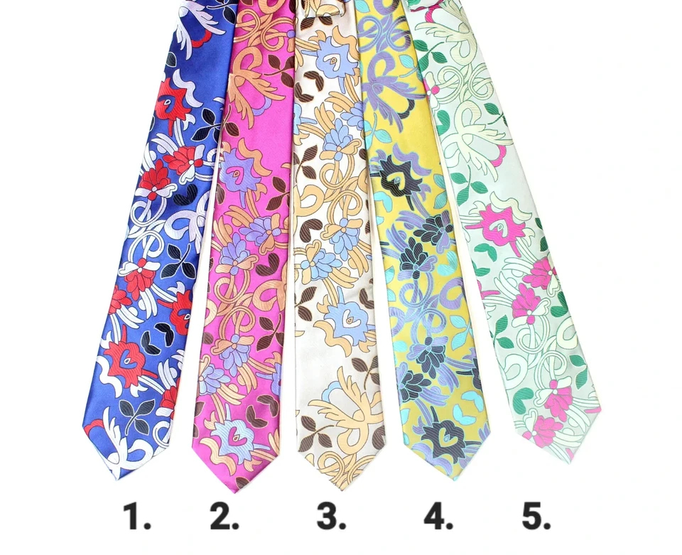 Corbata y pañuelo de seda Enzyme 1-5 Foto 1 de 1