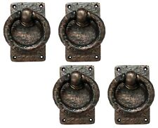 Set of 4 Antique Finish Medieval Iron Door Knockers Door Handle  Door Bells