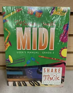 MUSIC WITH MIDI Grade 3 / Share The Music/ User Manual + MAC/WIN Disk NEW/SEALED - Picture 1 of 3