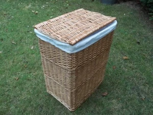 Wäschetruhe, Wäschekorb, Aussteuertruhe aus gesottener Weide, 2 Größen wählbar - Bild 1 von 3