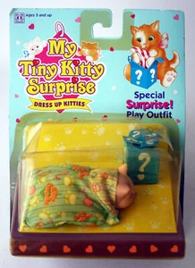 RARE VINTAGE 1993 MY TINY KITTY SURPRISE DRESS UP KITTIES HASBRO NEW SEALED !! - Picture 1 of 11