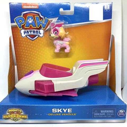 Paw Patrol SKYE Mighty Pups Super Paws Deluxe Vehicle NEW Cover
