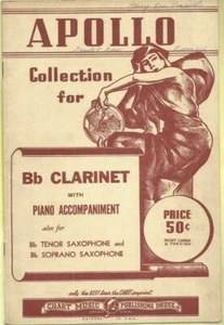 Apollo Collection of Songs For B b Clarinet w Piano Accompaniment 16 Great Songs - Picture 1 of 1