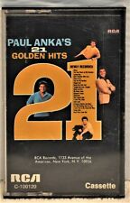 PAUL ANKA'S 21 GOLDEN HITS  Cassette  RCA C-100120