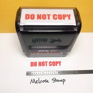 Do Not Copy Rubber Stamp Red Ink Ideal 4913 - Bild 1 von 1