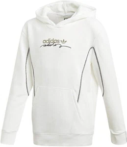 Adidas Children's Hoodie R.Y.V. Sweatshirt, GD2826, White, Size: 110, New - Picture 1 of 1