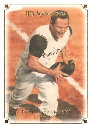 BILL MAZEROSKI 2007 Upper Deck MASTERPIECES #4 Pirates  - Image 1 of 2